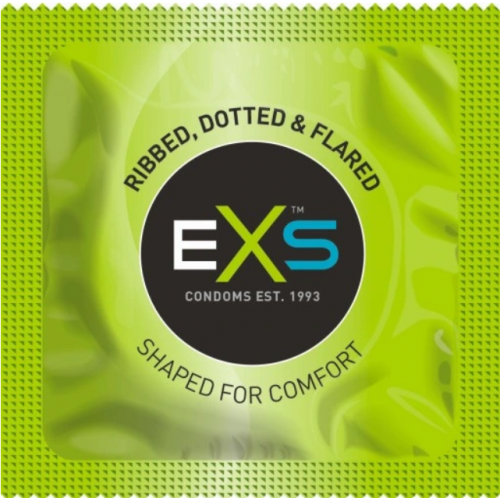 Презервативи EXS Ribs and Dots - точково-ребристі